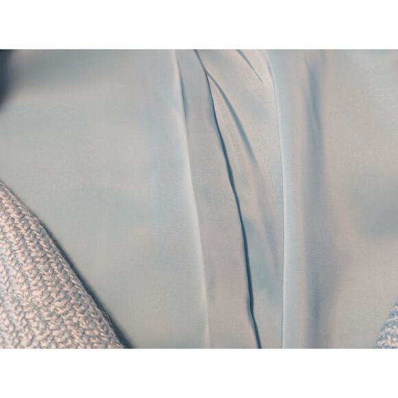 Talbots Black Label Robin's Egg Blue Mid-Century Style Wool Jacket Sz Approx L P - Picture 8 of 15